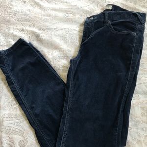 Free People Navy Corduroy skinny pants